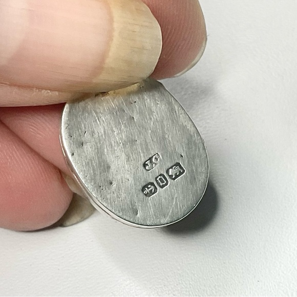 Victorian 1888 Sterling Silver Lucky Gentleman’s Locket Fob - Picture 5 of 9